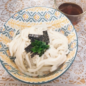 電子レンジで！冷凍細うどんの青じそ風味